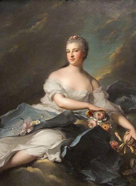 Portrait of Baronne Rigoley d Ogny as Aurora, nee Elisabeth d Alencey